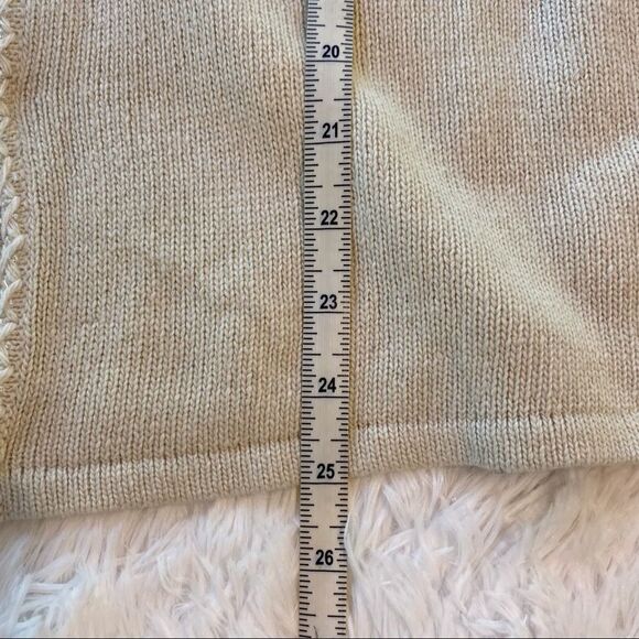 Field Manor Cream Cardigan With Beads And Sequins Size Medium - Picture 9 of 10